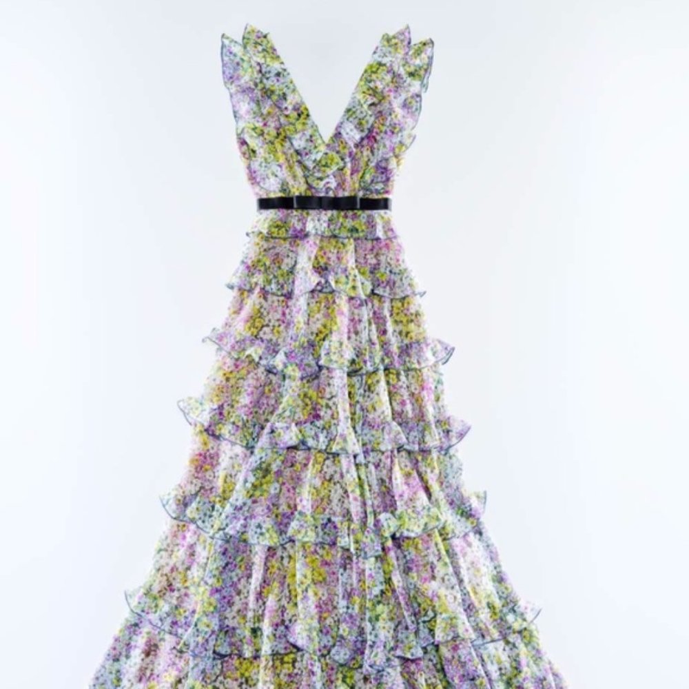 Giambattista Valli x H&M Long Tiered Dress